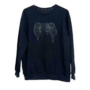 Black Long-Sleeve Sweatshirt With Game Controller Graphic By Art Class XXL (16/1